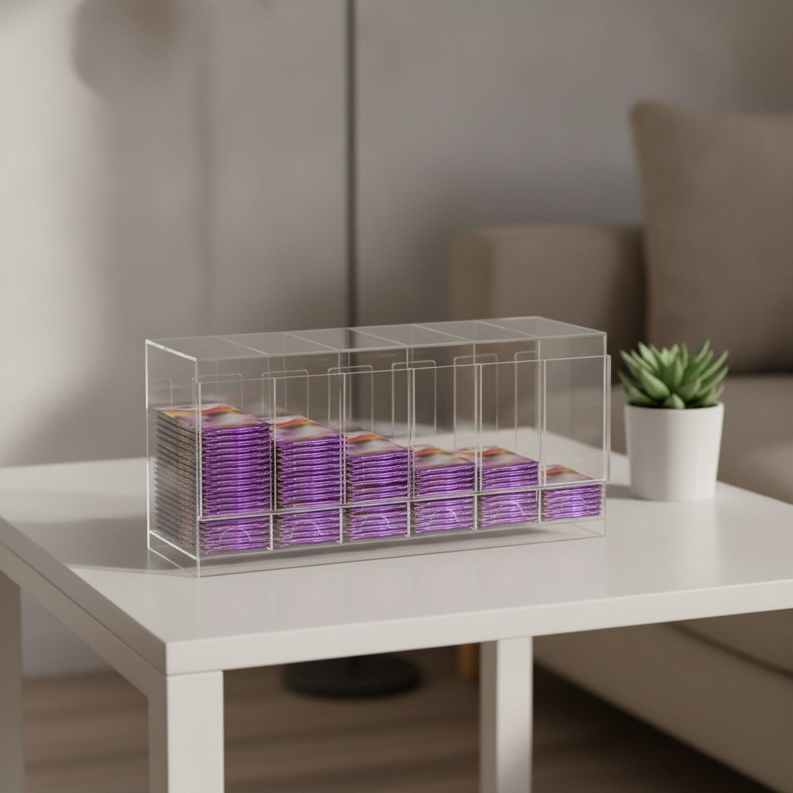 Storage & Organization - Scatola porta carte con scomparti, apertura