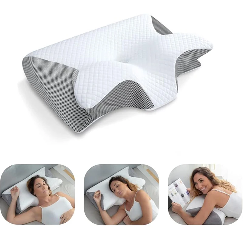 Memory Foam Orthopedic Pillow Neck Pain - 1 cuscino cervicale in memory foam,