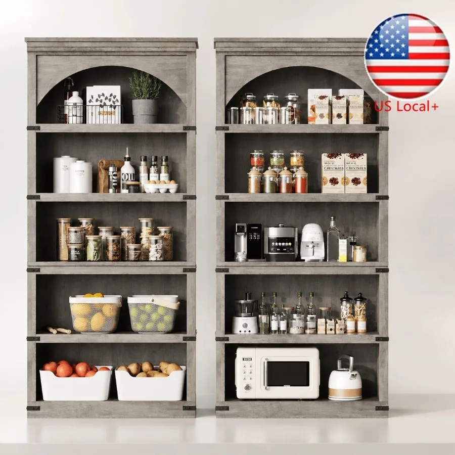 Storage & Organization - Libreria ad arco in stile rustico,