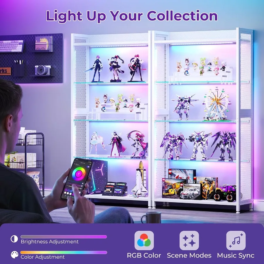 Vetrina con ripiani in vetro a - Lighting recensione e prezzo